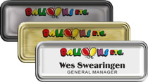 Rounded Frame Tags with Multiple Colors and Epoxy