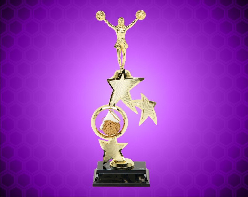 13" Cheer Spin Star Trophy
