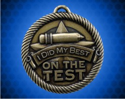 2 inch Gold "Did My Best" Value Medal