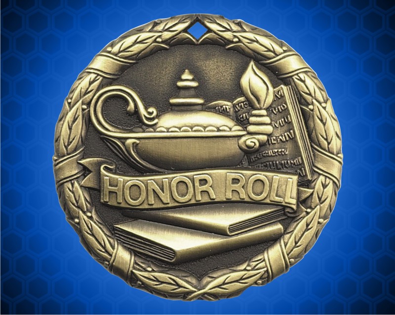 1 1/4 inch Gold Honor Roll XR Medal