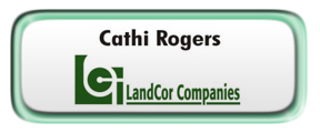 Metal Name Tag: White with Shiny Green Metal Border