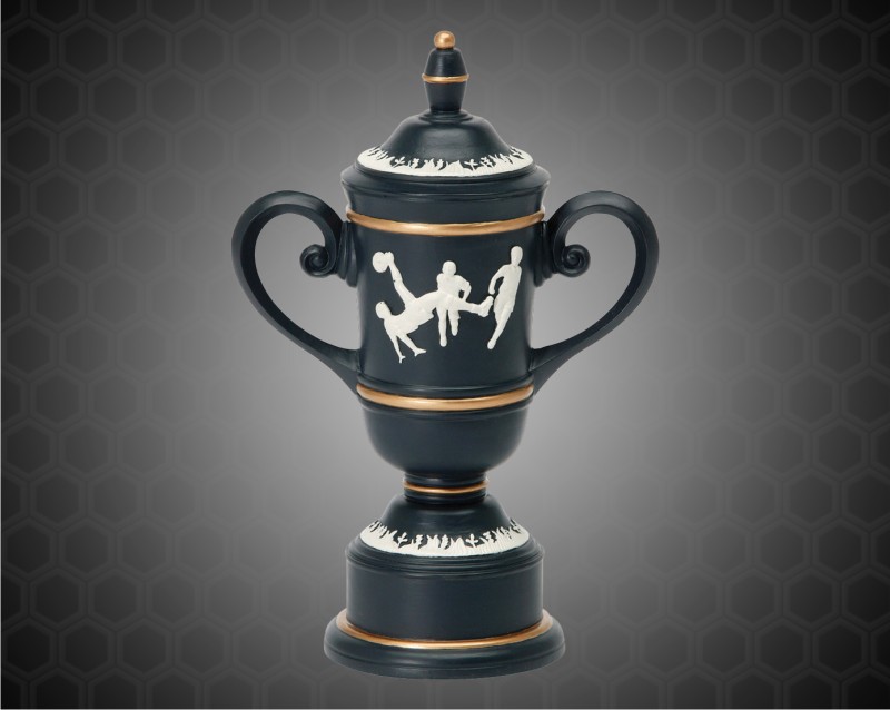 12" Male Cameo Soccer Cups Resin