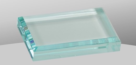 3 x 3 Inch Jade Acrylic Paperweight