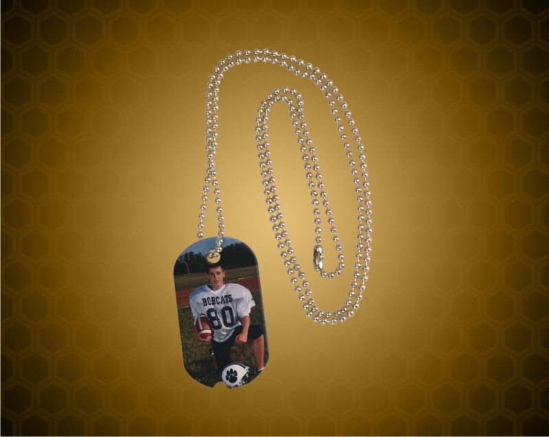 30 inch Silver Metal Neck Chain for Laserable Dog Tags