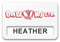 Reusable Smooth Plastic Windowed Name Tag: White with Crimson - LM922-206