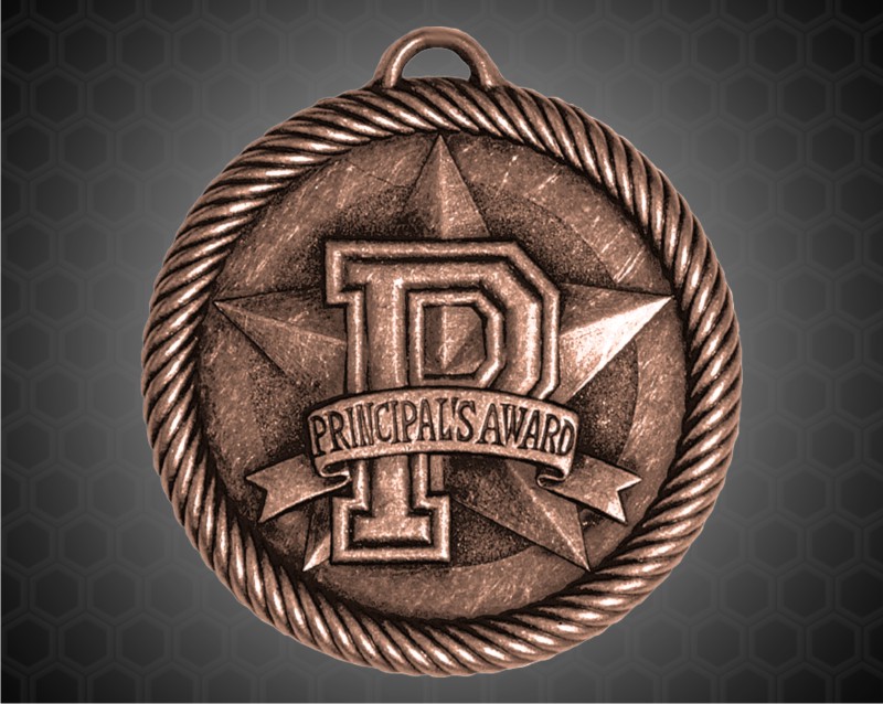 2 inch Bronze Principal's Award Value Medal
