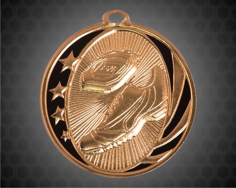 2 inch Bronze Track Laserable MidNite Star Medal