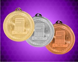 2 Inch Math Laserable Britelaser Medals
