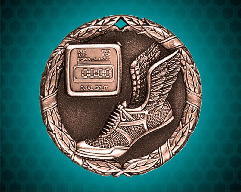 1 1/4 inch Bronze Track XR Medal