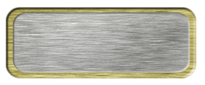 Blank Brushed Silver Nametag with a Brushed Gold Metal Border