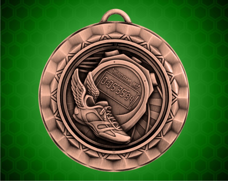 2 5/16 inch Bronze Track Spinner Medal