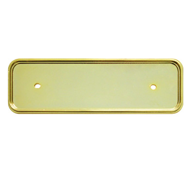 Gold Plastic Name Tag Frames