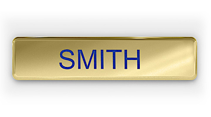 Bright Gold USAF Elite Series Name Tag