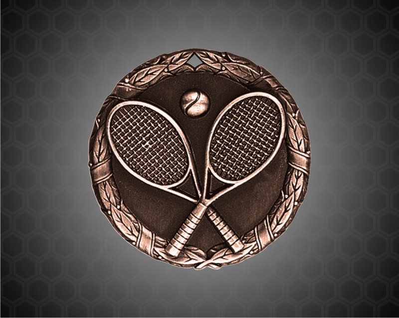 2 inch Bronze Tennis XR Medal
