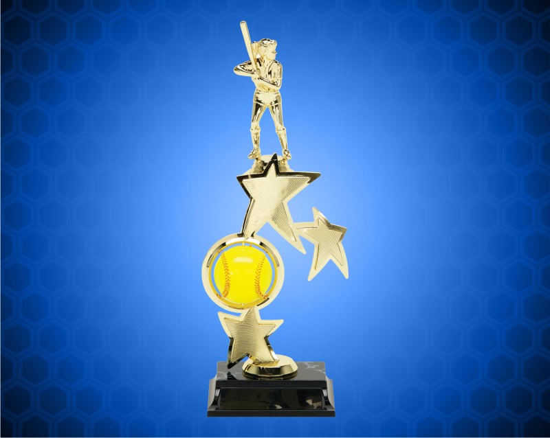 13" Softball Spin Star Trophy