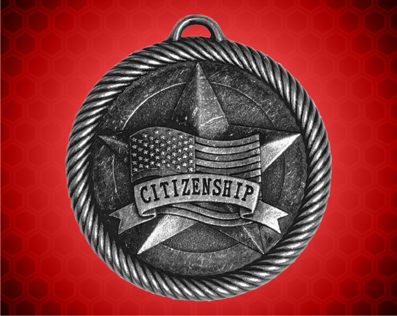 2 inch Silver Citizenship Value Medal