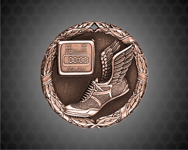 2 inch Bronze Track XR Medal