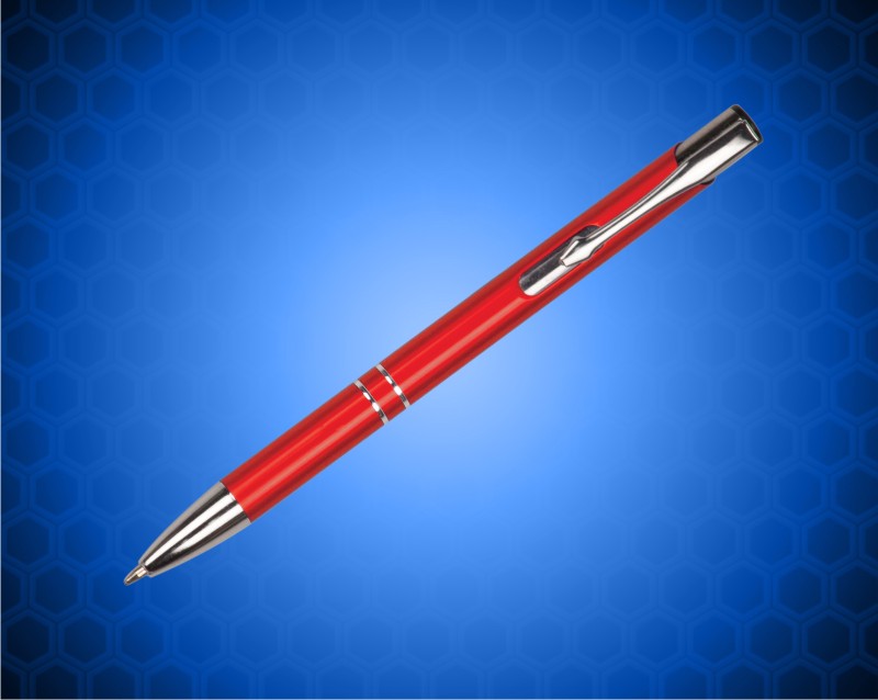 5 3/8 inch Gloss Red Ballpoint Pen