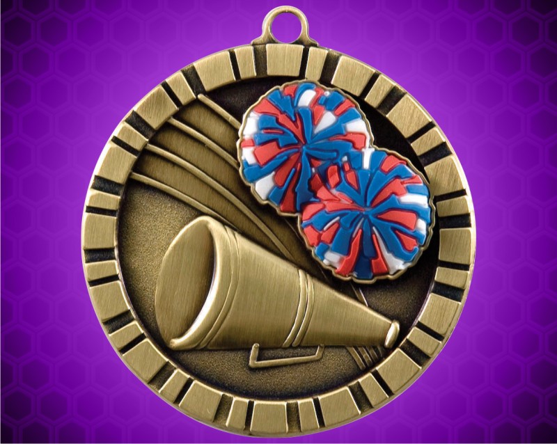 2 inch Cheer 3-D Medal