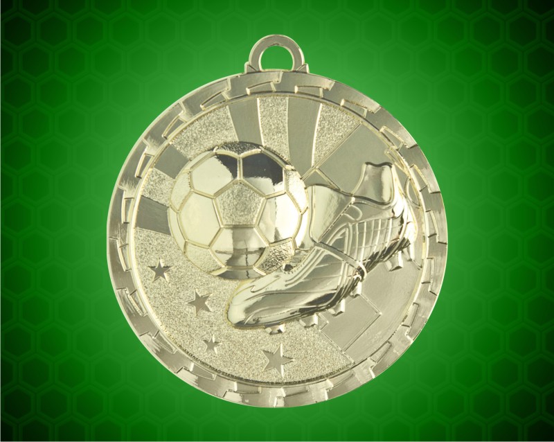 2 inch Gold Soccer Bright Medal