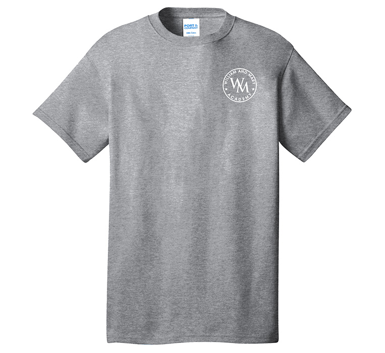 W and M Core Blend Tee PC55 Standard Logo - Adult