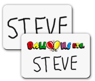 Reusable Dry Erase Nametags