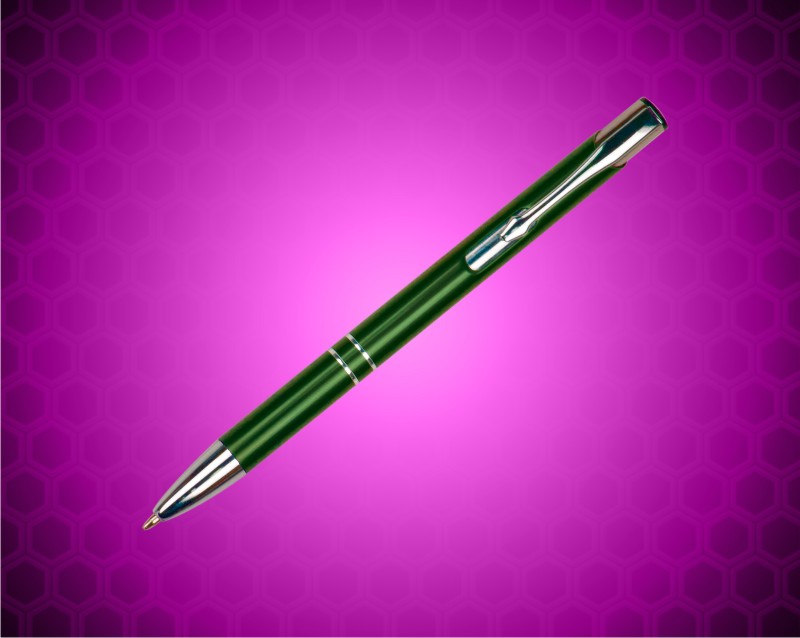 5 3/8 inch Gloss Green Ballpoint Pen