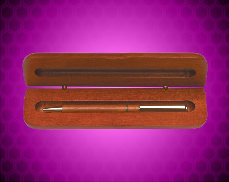 6 3/4 x 2 1/8 Inch Rosewood Pen Case