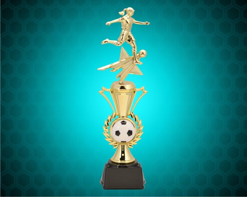 14" Female Soccer Radiance Trophy