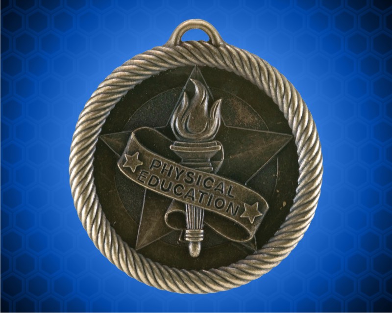 2 inch Gold Physical Education Value Medal
