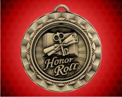 2 5/16 inch Honor Roll Spinner Medal