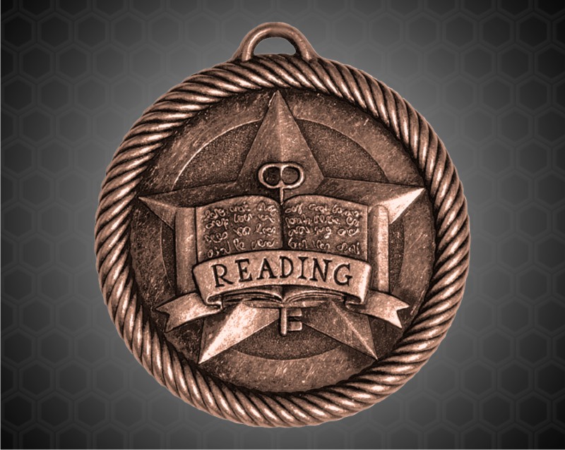 2 inch Bronze Reading Value Medal