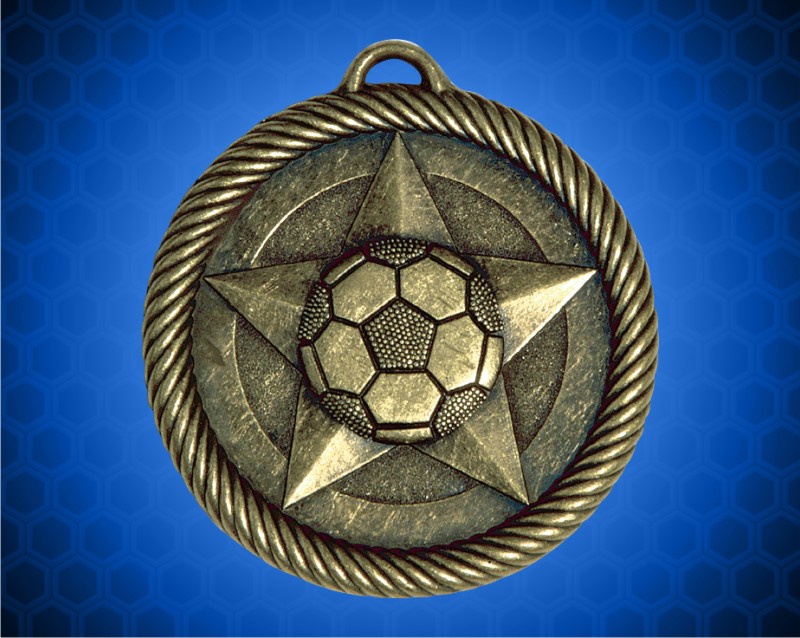 2 inch Gold Soccer Value Medal