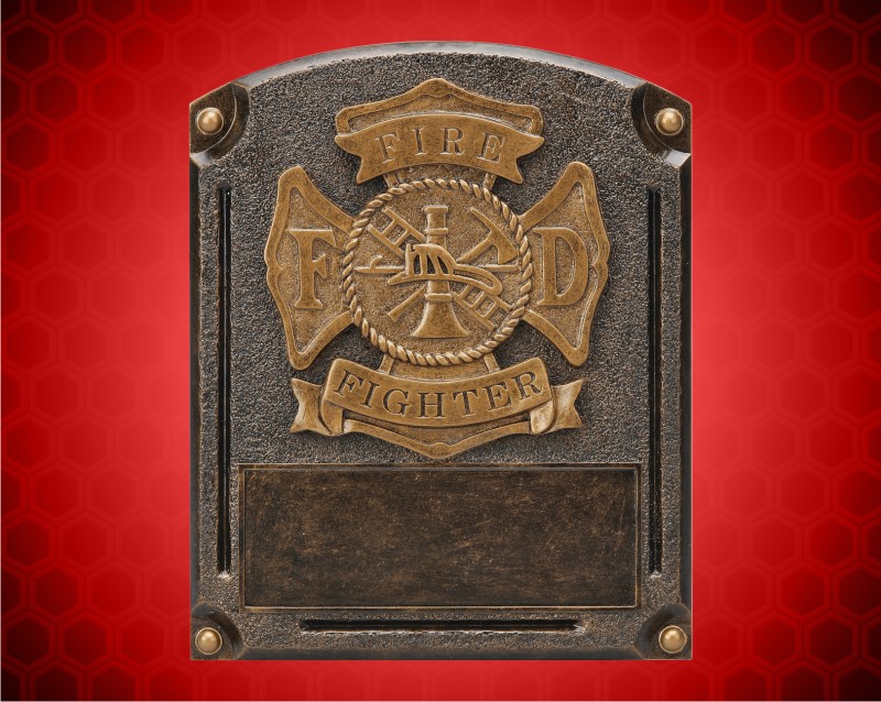 8" x 6" Legends of Fame Fire Resin