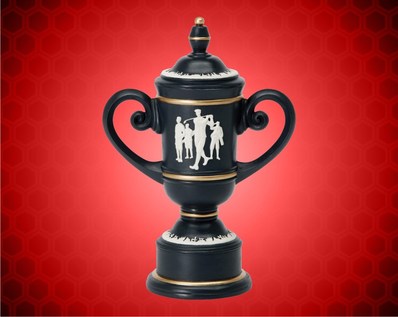 12" Male Cameo Golf Cups Resin