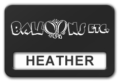 Reusable Smooth Plastic Windowed Name Tag: Black with White - LM922-402
