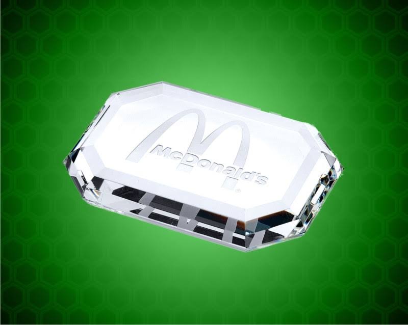 Beveled Rectangle Paperweight