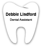 Smooth Plastic Tooth-Design3 Shape Name Tag - 1.83 x 1.6 inches