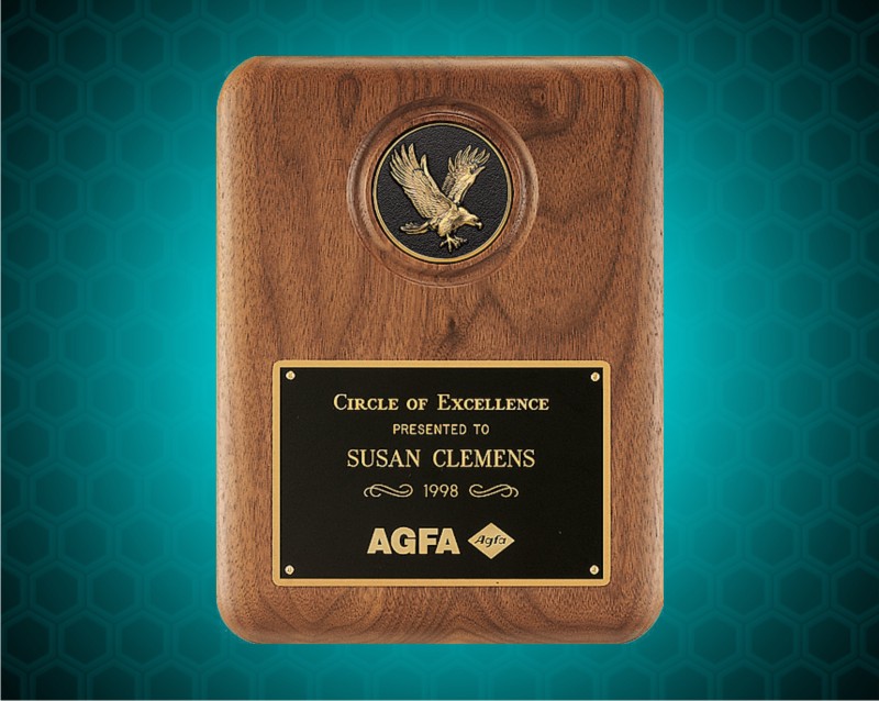8 x 10 1/2 inch Plaque with Eagle Medallion