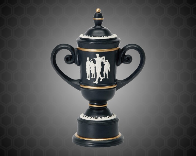 10" Male Cameo Golf Cups Resin