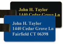 Laser Engraved Textured Plastic Luggage Tags