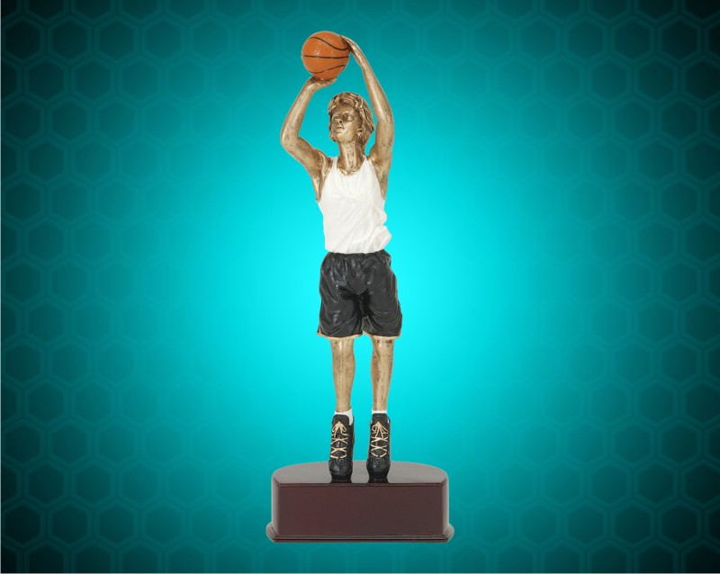 Female Action Color Basketball Resin