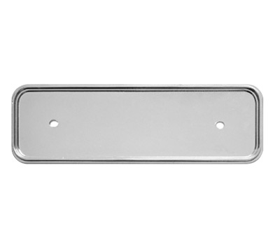 Silver Plastic Name Tag Frames