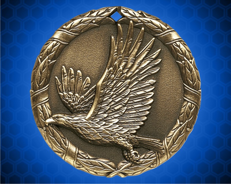 1 1/4 inch Gold Eagle XR Medal