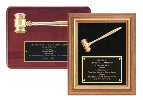 Gavel Specialty Plaques