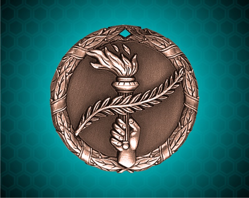 1 1/4 inch Bronze Victory XR Medal 