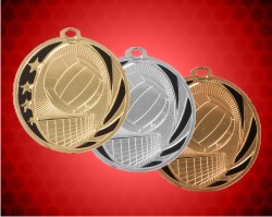 2 Inch Volleyball Midnite Star Medals