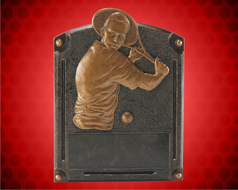 8" x 6" Legends of Fame Male Tennis Resin