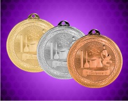 2 Inch Science Laserable Britelaser Medals