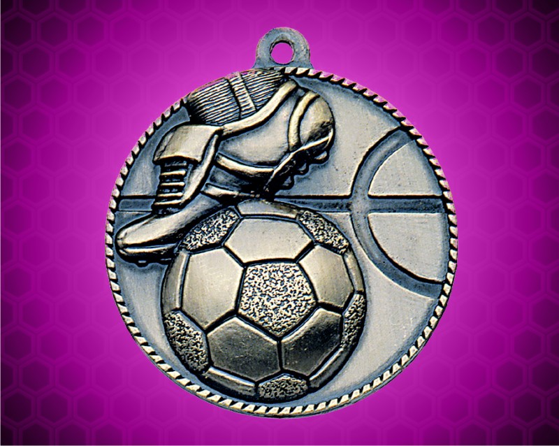 2 inch Gold Soccer Die Cast Medal